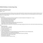 Princeton Mummy Baby Diaper Bag- Milano 2.0 Series