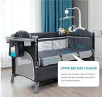 Brotish 4 in 1 Adjustable Heigh Co-Sleep Playpen