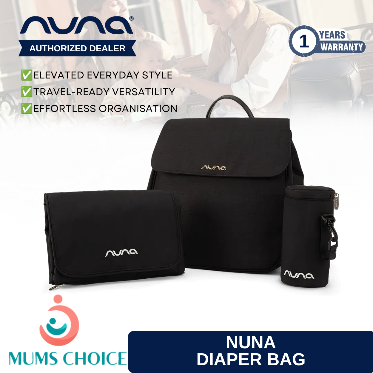 Nuna Diaper Bag