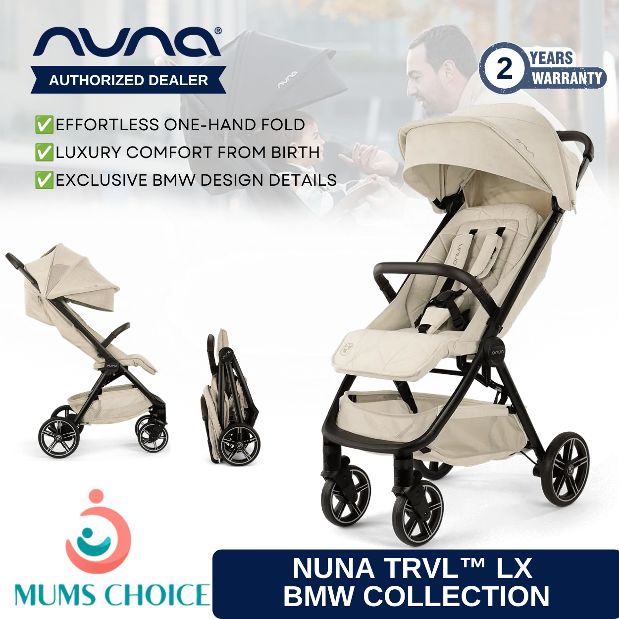 Nuna TRVL™ lx BMW Collection