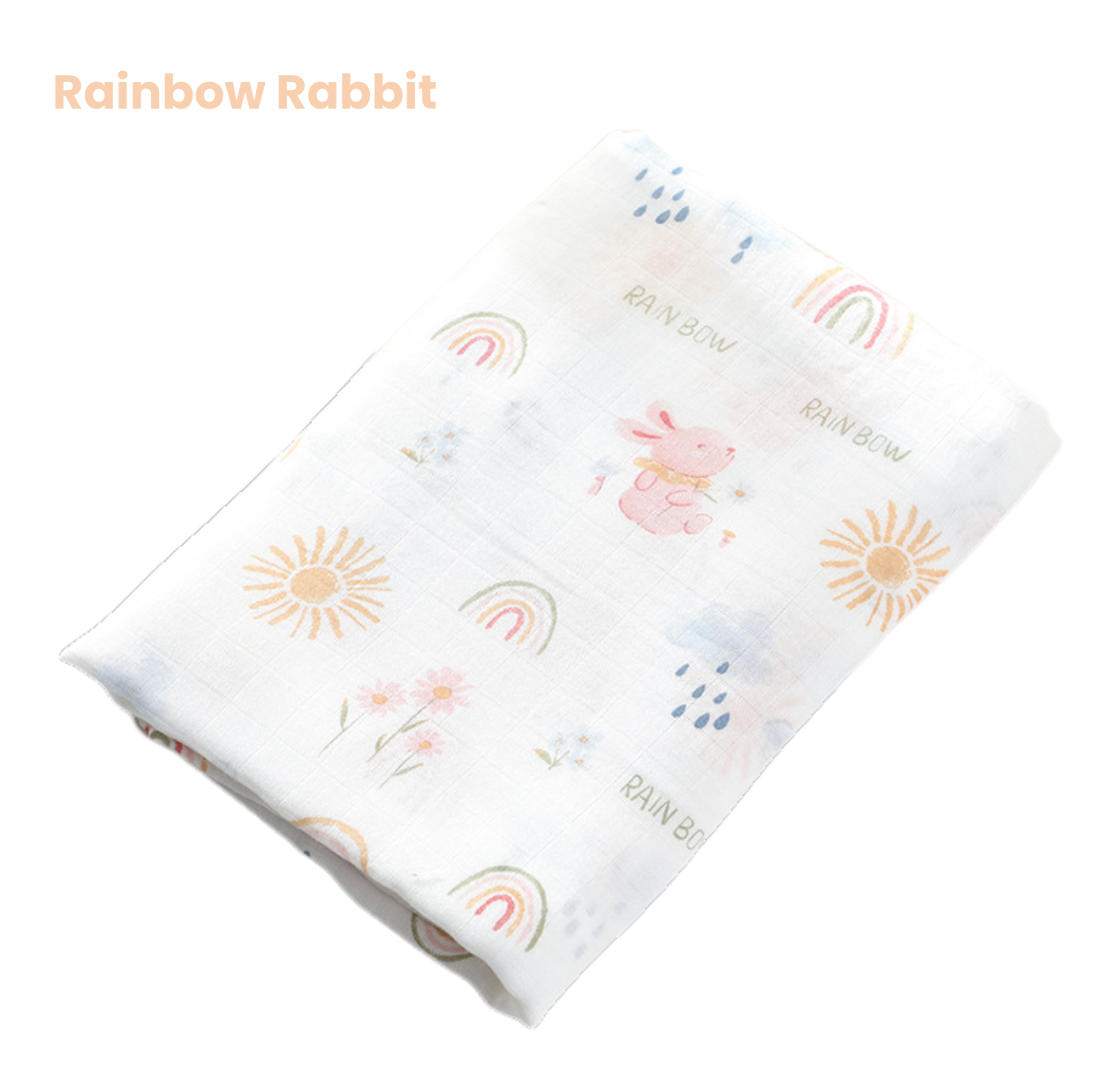 Nemobaby Muslin swaddle blanket  100% Organic Bamboo baby Swaddle  47 x 47’’ (120 x 120cm)