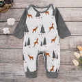 Nemobaby Baby Long Sleeve Deer Romper Set With Hat #Baby clothes