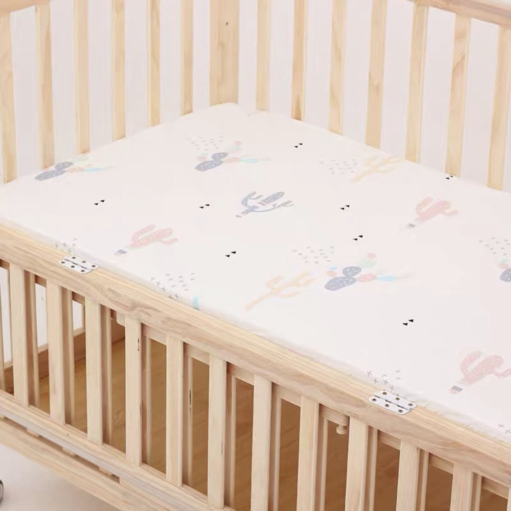Mums Choice 100% Cotton baby cot fitted sheet crib mattress cover