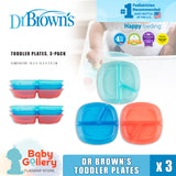 Dr. Brown’s™ Designed to Nourish™ Divided Plate 3 Pack