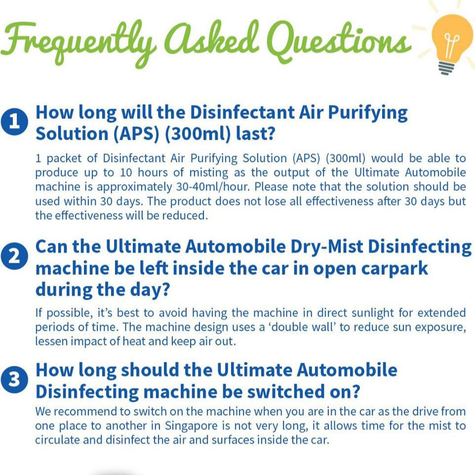 Biocair 6-in-1 Disinfectant Air Purifying Solution (300ml) - For Automobile #Baby In Car #Car Seat