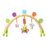 SKK BABY Musical Stroller Car seat Crib Activity Arch Toy with Teether Rattle Gift for 0-36 Months