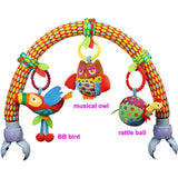 SKK BABY Musical Stroller Car seat Crib Activity Arch Toy with Teether Rattle Gift for 0-36 Months