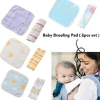 Mums Choice Muslin Gauze Baby Carrier Drool Pads / Teether pads