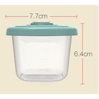 Misuta baby food container 6 in 1 with date mark 120ML