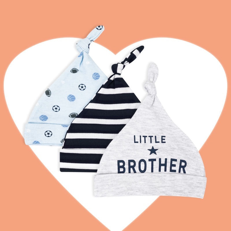 NemoBaby 3pcs Cute and Comfortable Baby Hat suitable for Newborn