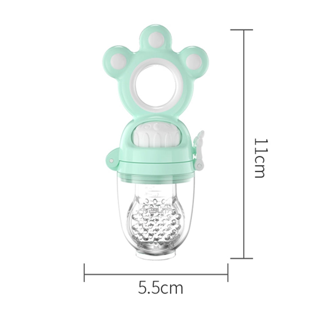 Misuta Baby Silicone Food Feeder /Fruit Feeder (With Size S / M / L Replaced teats of different Size )
