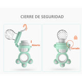 Misuta Baby Silicone Food Feeder /Fruit Feeder (With Size S / M / L Replaced teats of different Size )
