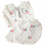 Casila Baby Mittens and Booties 4 Set 100% Natural Cotton Premium Quality
