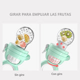 Misuta Baby Silicone Food Feeder /Fruit Feeder (With Size S / M / L Replaced teats of different Size )