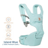 Ergobaby Hipseat 6 Position Baby Carrier - ISLAND BLUE