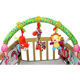 SKK BABY Musical Stroller Car seat Crib Activity Arch Toy with Teether Rattle Gift for 0-36 Months