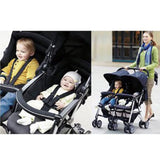 Combi Spazio Duo Twins Baby Stroller (Black)