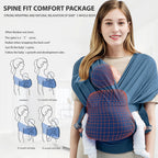 Mums Choice Mesh material Baby Carrier Newborn adjustable Summer Breathable Baby Wrap Carrier Baby Sling Wrap