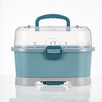 NemoBaby Portable Baby Milk Bottle Storage Box With Lid Dust-proof Milk Powder Container