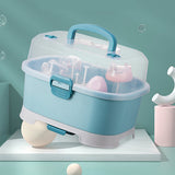 NemoBaby Portable Baby Milk Bottle Storage Box With Lid Dust-proof Milk Powder Container