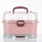 NemoBaby Portable Baby Milk Bottle Storage Box With Lid Dust-proof Milk Powder Container