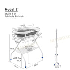 Nemobaby Deluxe Large bathtub with stand  (Model  C)