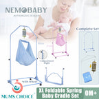 Nemobaby XL Foldable Spring Baby Cradle Set