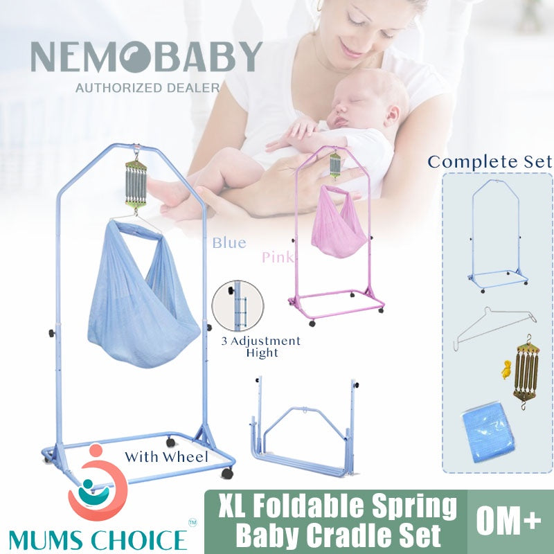 Nemobaby XL Foldable Spring Baby Cradle Set
