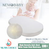 Nemobaby  Baby Oval Foam Mattress