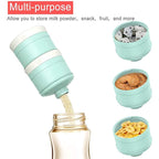 Misuta Baby Milk Powder Dispenser Fruit Storage Box Kids Snack Container