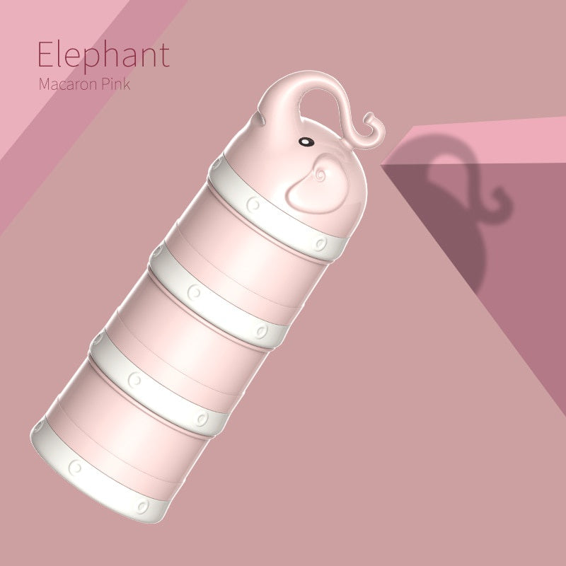 Misuta Baby Milk Powder Dispenser Fruit Storage Box Kids Snack Container