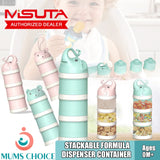 Misuta Baby Milk Powder Dispenser Fruit Storage Box Kids Snack Container