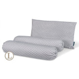 Comfy Living Bolster & Pillow Set - L Size