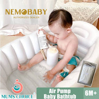 Nemobaby Inflatable Baby Bathtub,Helps Newborn to Toddler Tub with Air Pump for Travel