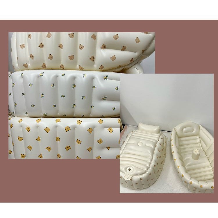 Nemobaby Inflatable Baby Bathtub,Helps Newborn to Toddler Tub with Air Pump for Travel