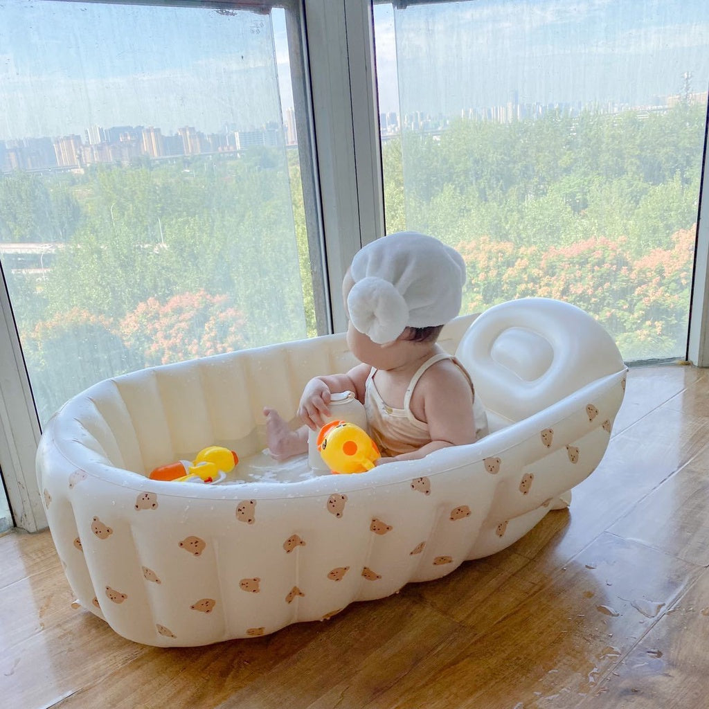 Nemobaby Inflatable Baby Bathtub,Helps Newborn to Toddler Tub with Air Pump for Travel