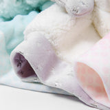 Lion Bear Baby Security Blanket with Toy + Milky Bot