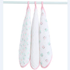 Lion Bear 4 layer Muslin Washcloth, 3Pk