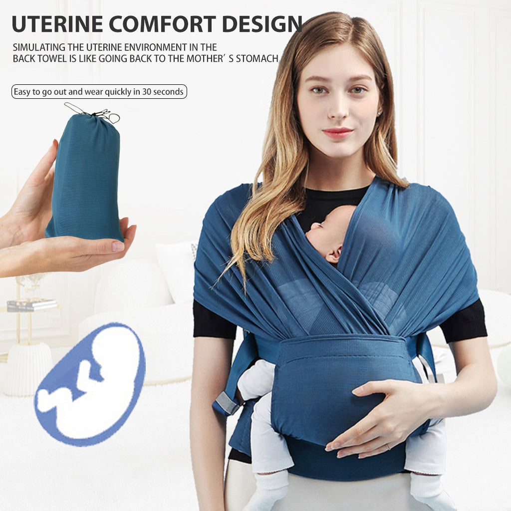 Mums Choice Mesh material Baby Carrier Newborn adjustable Summer Breathable Baby Wrap Carrier Baby Sling Wrap