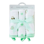 Lion Bear 4 layer Muslin Washcloth, 3Pk