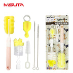 Misuta 6 in 1 Baby Bottle Brush  Feeding Cleaning Kit