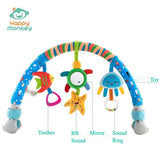 Happy monkey Baby Stroller Toys Stroller Arch