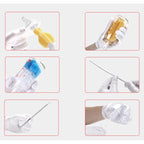 Misuta 6 in 1 Baby Bottle Brush  Feeding Cleaning Kit