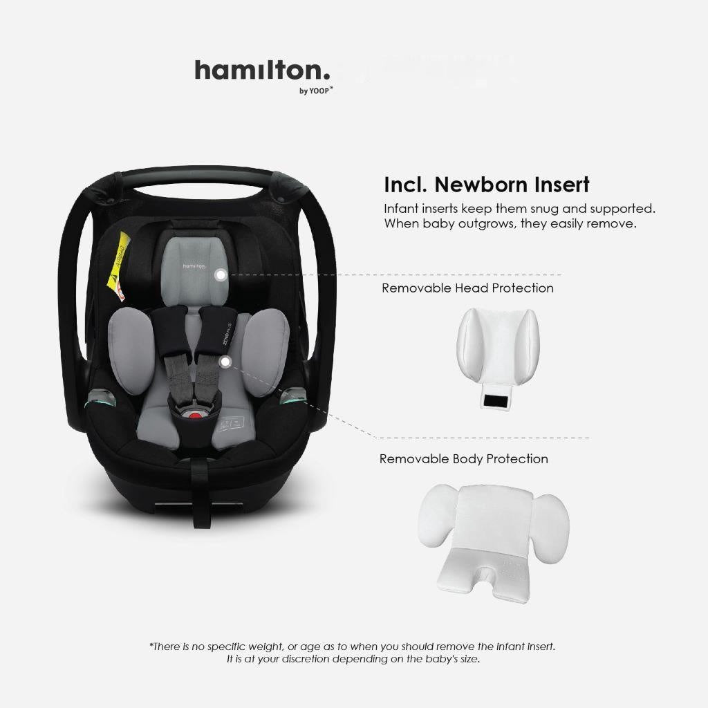 Hamilton Zeno Plus Infant Car Seat | Suitable for Newborn - 87 cm (about 15 months)
