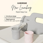 HEORSHE Ripple Sippy Cup 5oz/160ml / Silicone Cup / Baby Drinking Cup