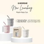 HEORSHE Ripple Sippy Cup 5oz/160ml / Silicone Cup / Baby Drinking Cup