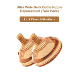 Heorshe Ultra Wide Neck Replacement Nipples S/M/X/F Flow