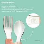 Heorshe Baby Fork and Spoon Set
