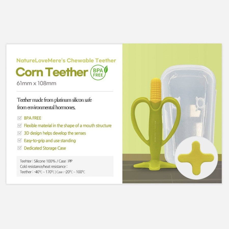 Nature Love Mere Korea Made High Quality Baby Platinum Silicone Teether