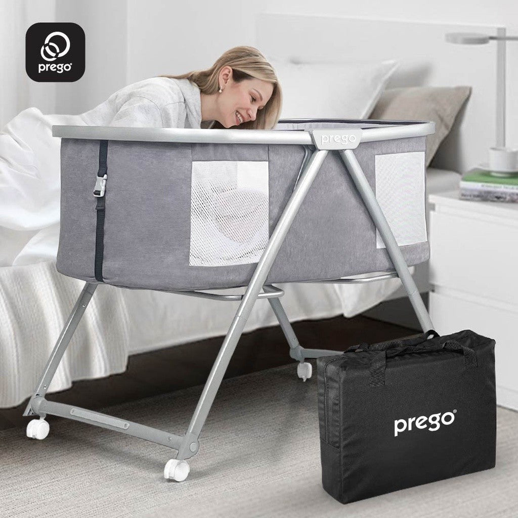 Prego Baby Luna Foldable Baby Bassinet With Mosquito Net